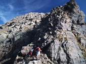 PIZZO PORIS (2712 m.) salito dalla VARIANTE ALPINISTICA S-O e sceso dalla NORMALE N-E il 27 settembre 2011 - FOTOGALLERY